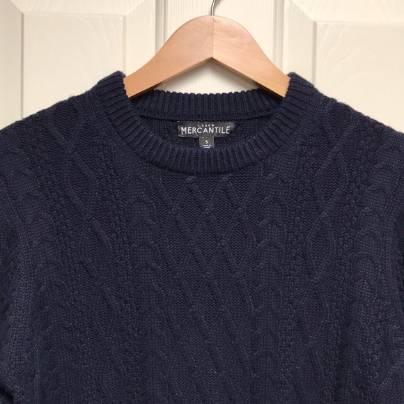 J Crew Factory Fisherman Cable Knit 